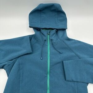 Simms Womens Large Rogue Fleece Lined Hoodie Full Zip Jacket Soft Shell Fishing